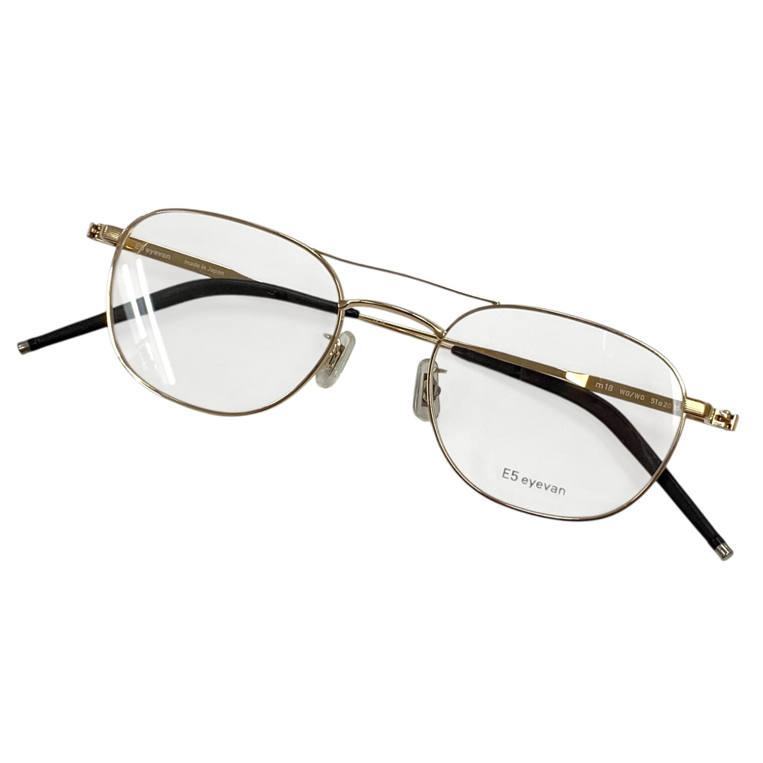 イーファイブアイヴァン m18 メガネ ゴールド ウェリントン買取実績 | 福井県