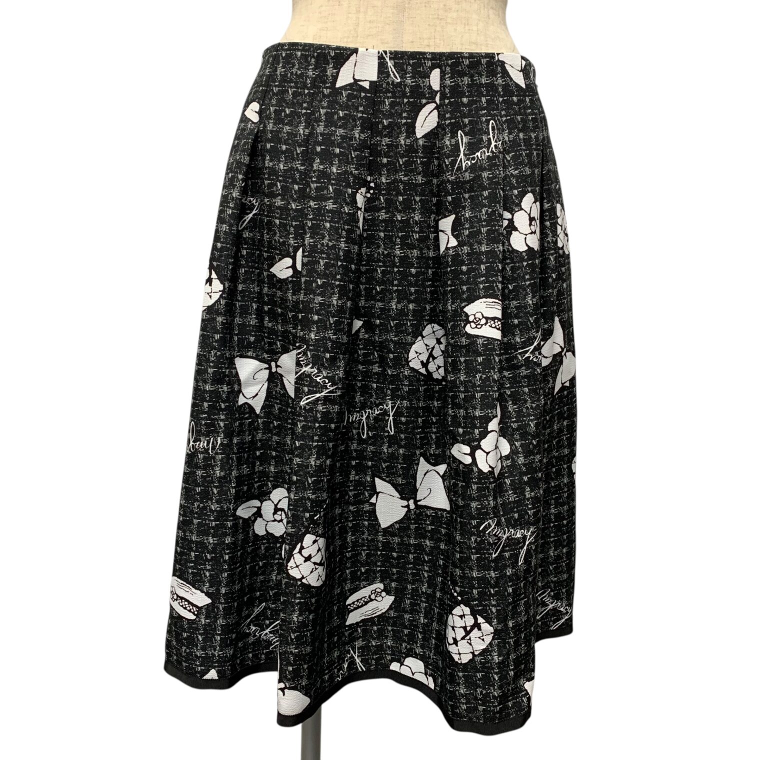 エムズグレイシー スカート 317518 ツイード風プリント買取実績 | 茨城県つくば市