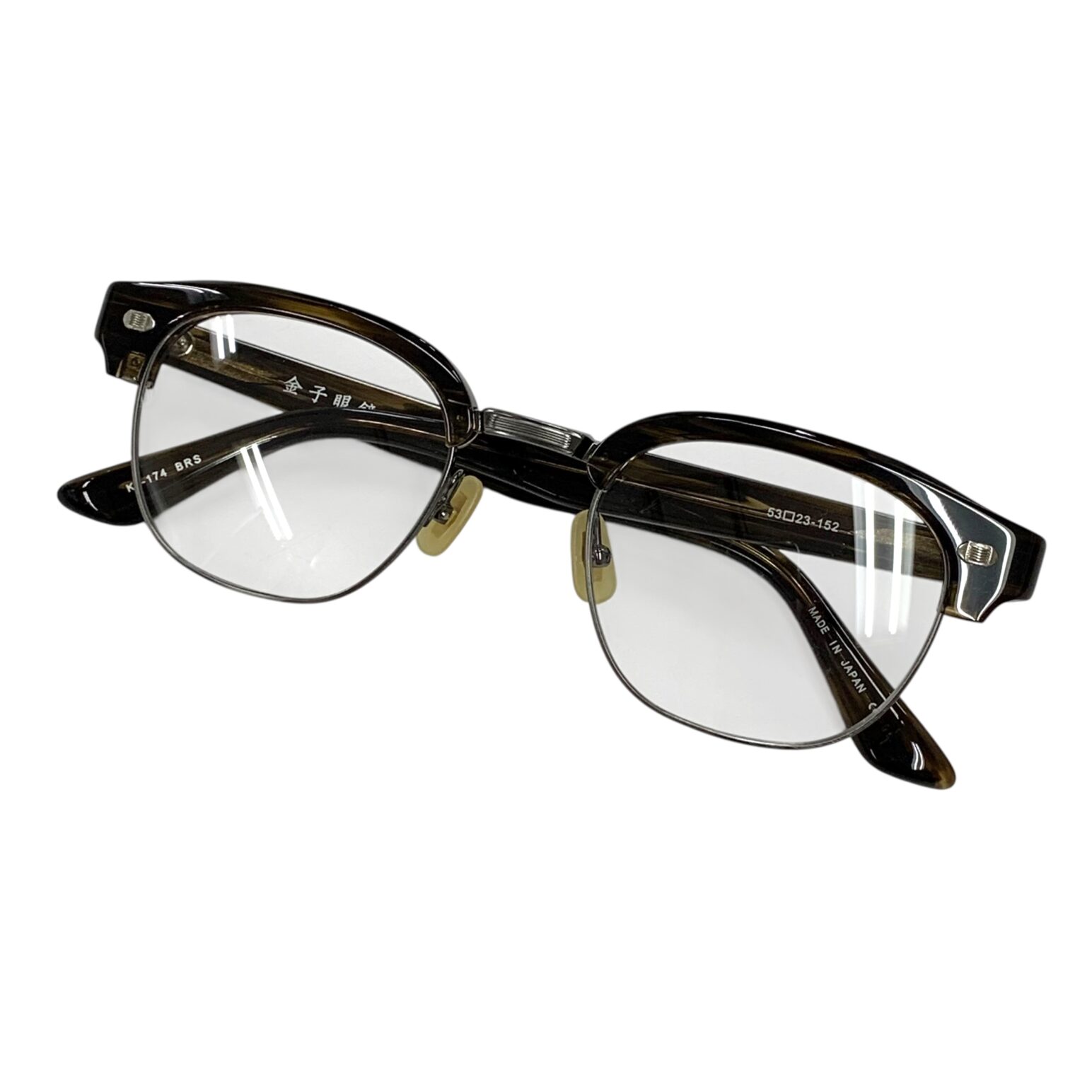 金子眼鏡  VINTAGE  KV-174 メガネ ブラック サーモントブロー買取実績 | 福井県