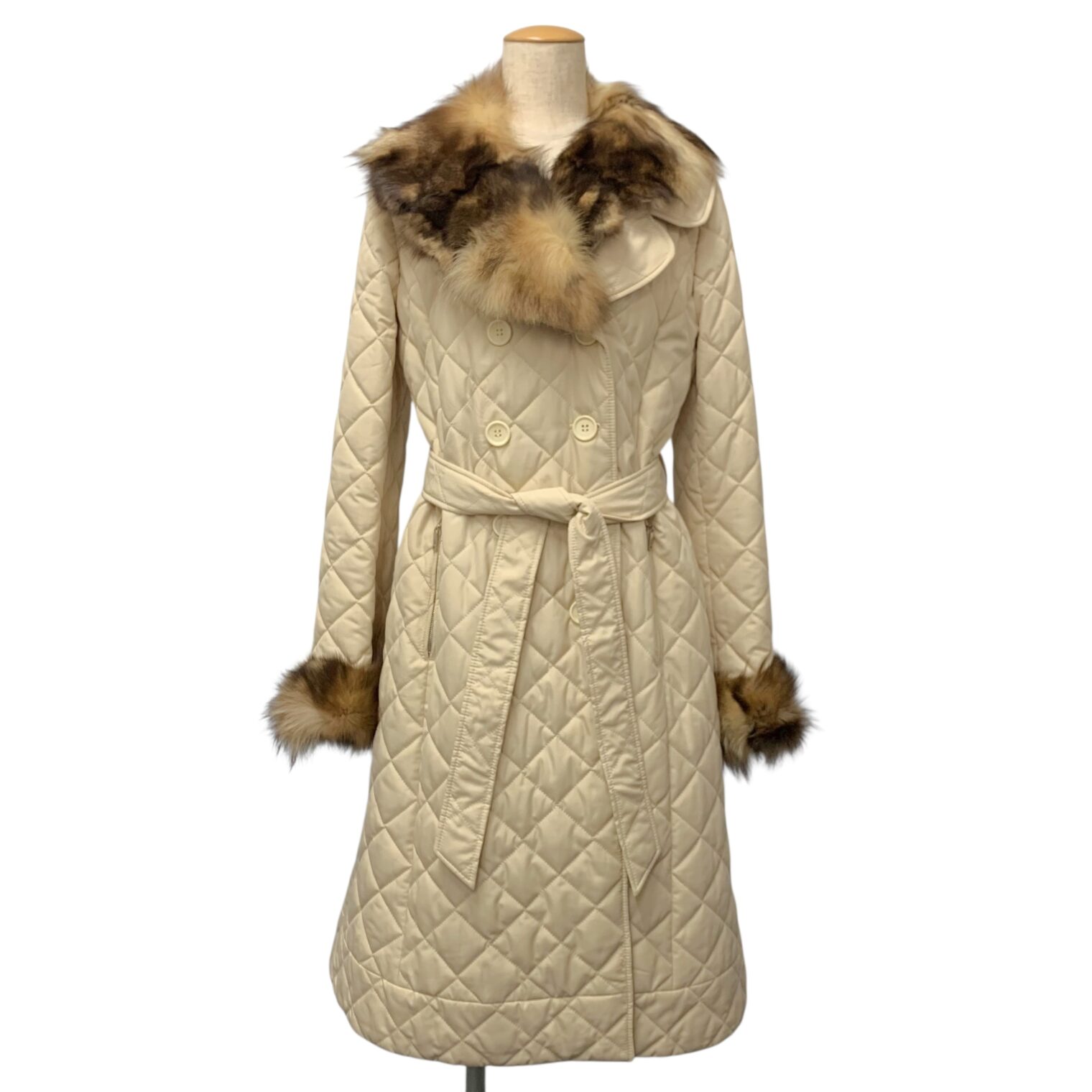 ハロッズ キルティングコート フォックスファー買取実績 | 東京都世田谷区