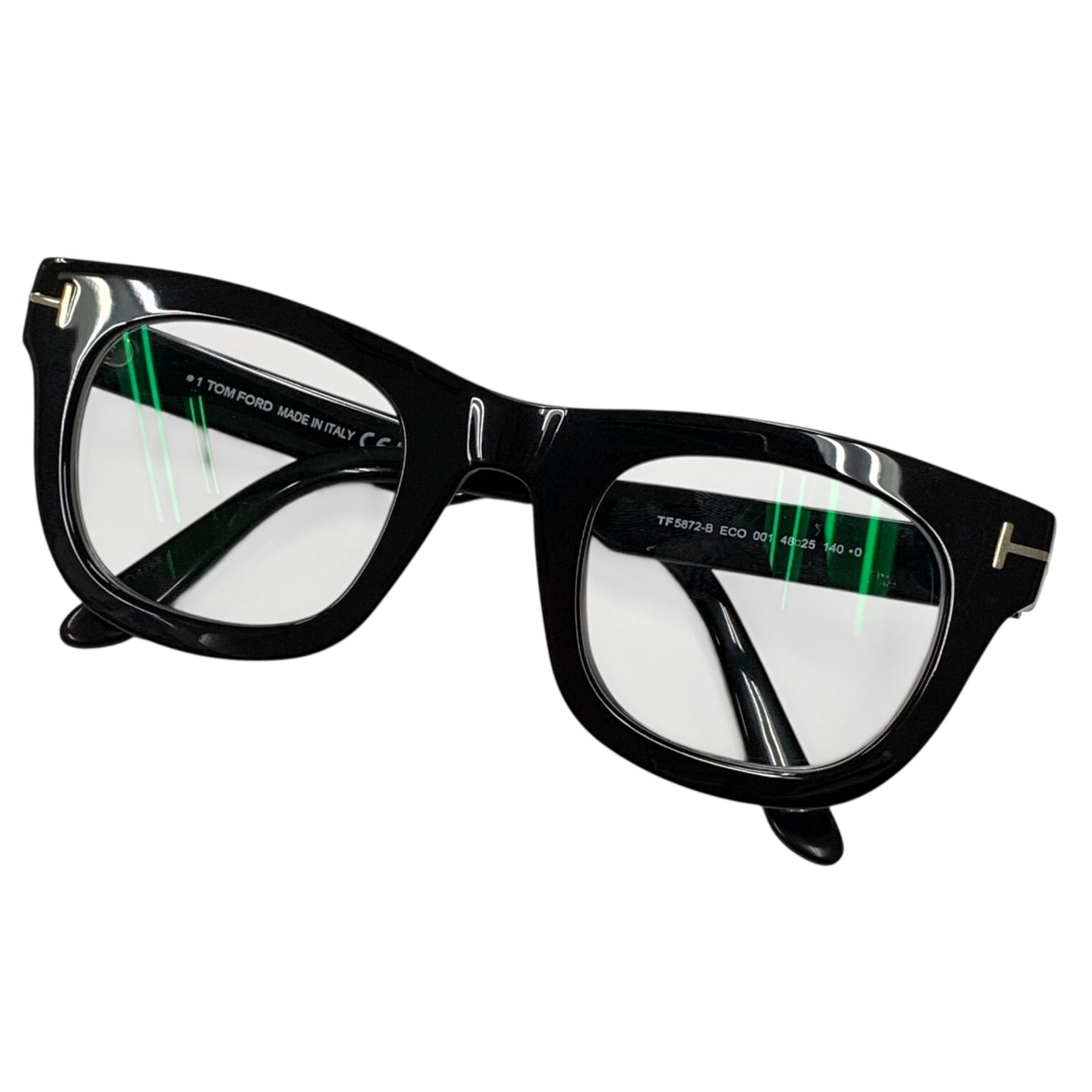 トムフォード TF5872-B ECO メガネ ブラック セルフレーム フルリム ウェリントン買取実績 | 兵庫県伊丹市