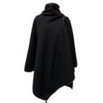 クロエ18SMA71 ポンチョ 34 ブラック アシンメトリー ハイネックの参考買取価格