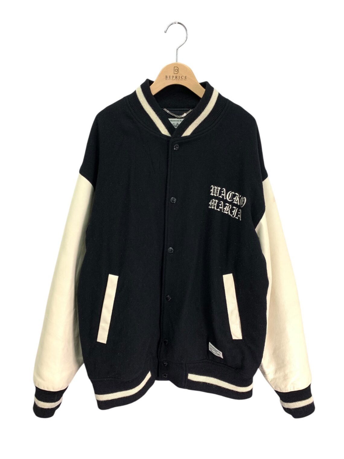 ワコマリア スタジャン L ブラック レザー ロゴ刺繍買取実績 | 大阪市天王寺区