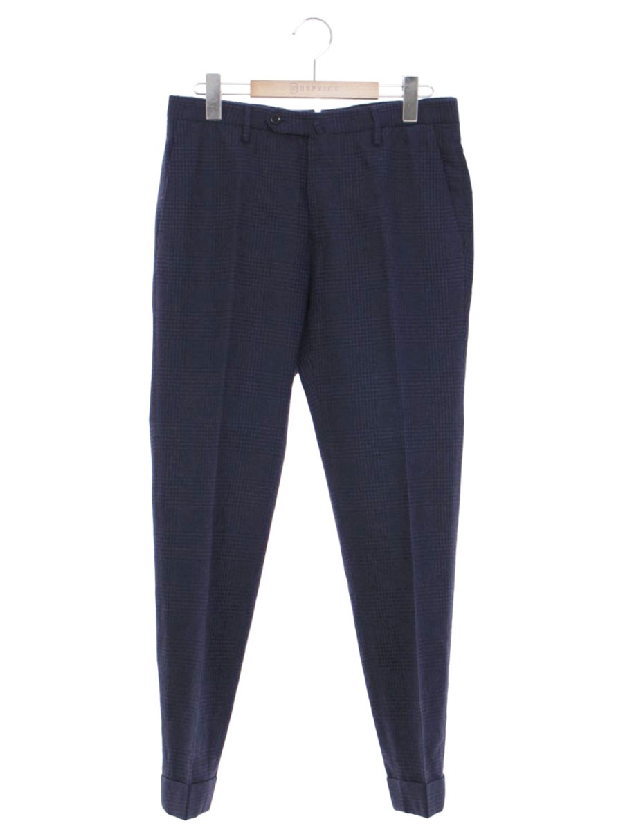 インコテックス パンツ 46 ネイビー チェック SLIM FIT SUPER100’s ウール買取実績 | 東京都千代田区