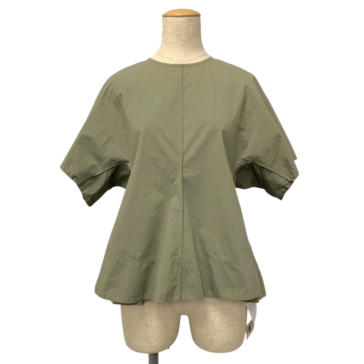 ブラミンク 7921-230-0108 カットソー 38 カーキグリーン ペプラム バックジップ買取実績 | 京都市左京区