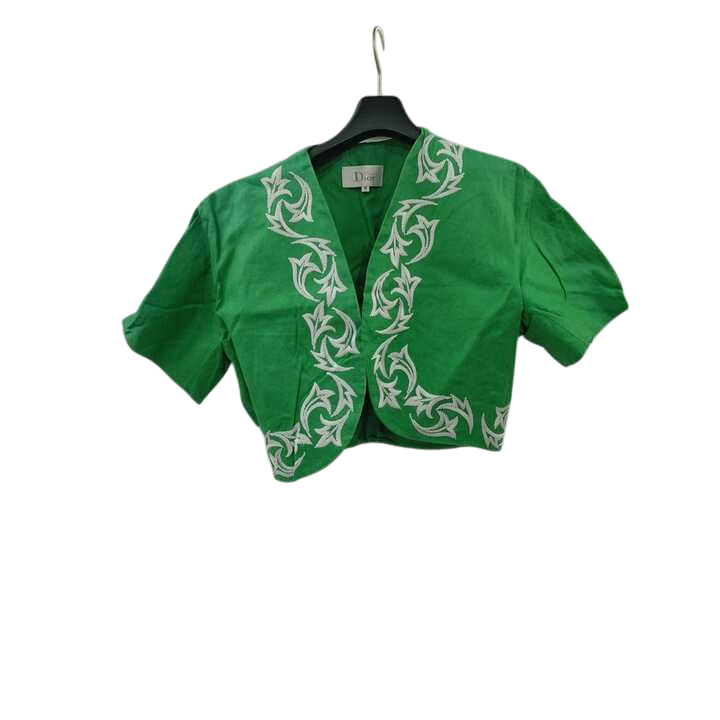 クリスチャンディオール NE2Q04050 ボレロ M グリーン 刺繍買取実績 | 茨城県神栖市
