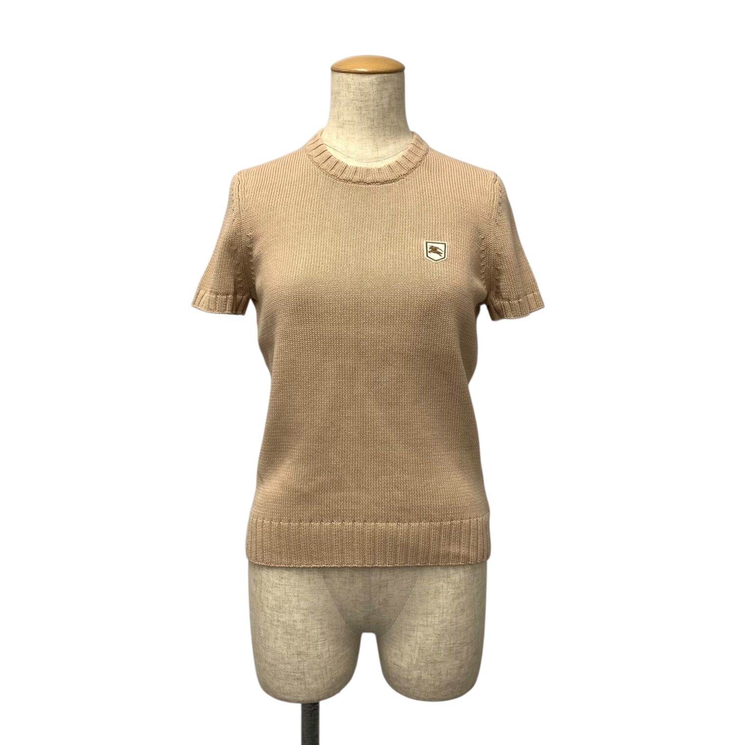 バーバリーブルーレーベル FB561-241-40 ニット セーター 38 ベージュ ロゴ ワンポイント買取実績 | 兵庫県加西市