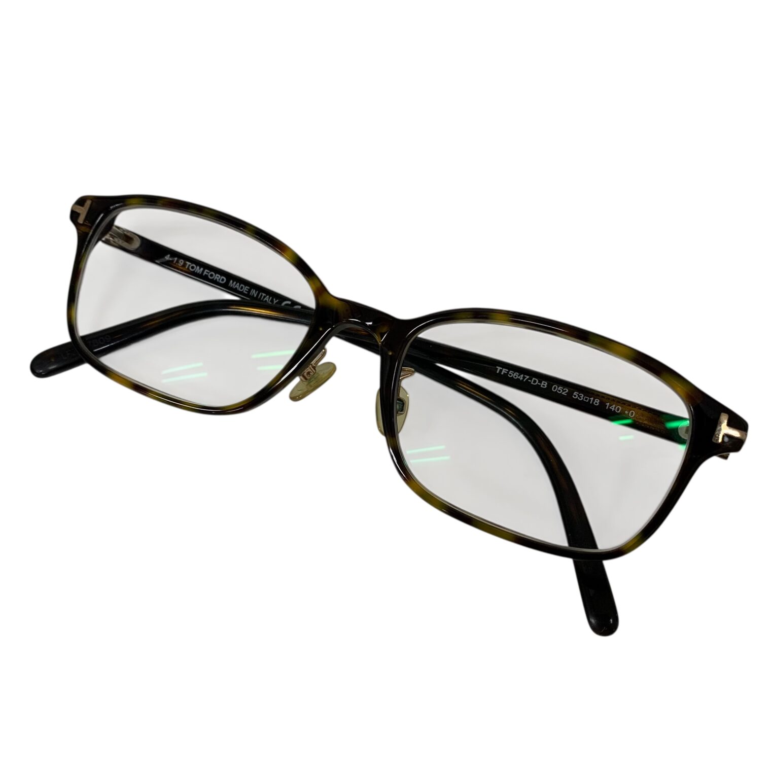 トムフォード TF5647-D-B メガネ ブラウン べっ甲柄 セルフレーム フルリム スクエア買取実績 | 札幌市白石区