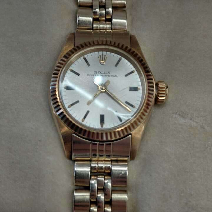 ロレックス オイスターパーペチュアル 6619 腕時計 ゴールド K14買取実績 | 大阪市平野区
