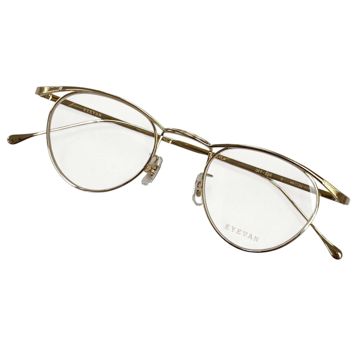 アイヴァン OFF-13R メガネ ゴールド チタンニウム ボストン買取実績 | 福井県