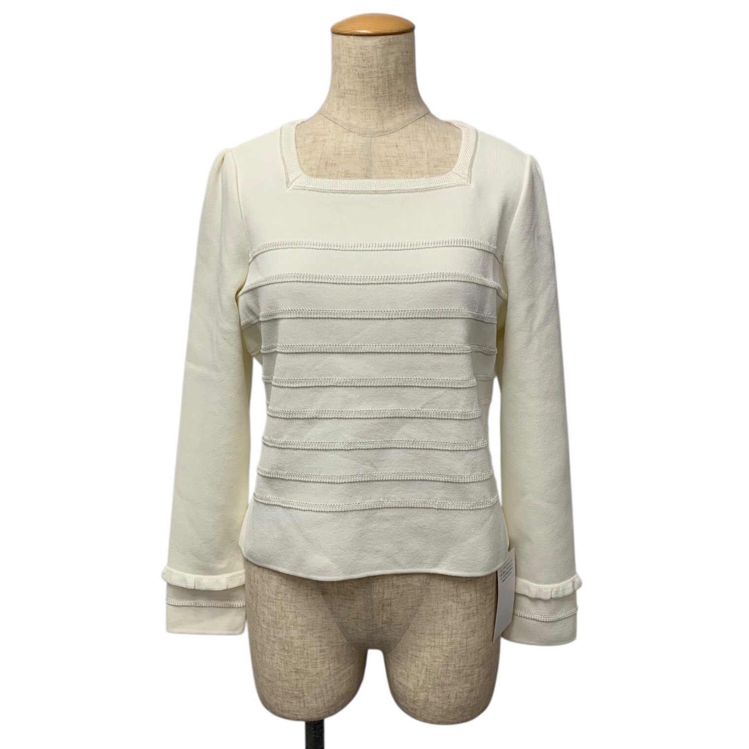 トゥービーシック ニット W5N01-103-02 ホワイト ボーダー買取実績 | 埼玉県川口市