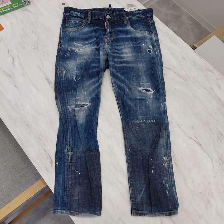 ディースクエアード デニムパンツ ウォッシュ ダメージ ペイント買取実績 | 愛媛県松山市