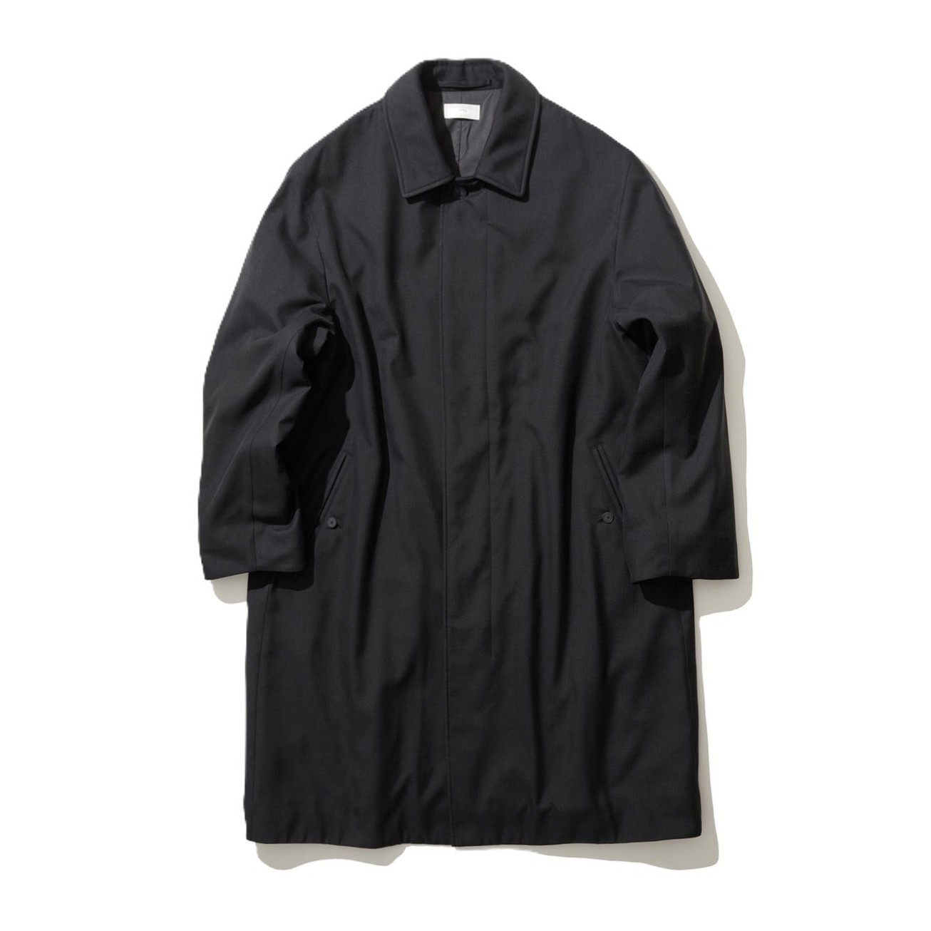 NIDOM SILK SILK PADDED BALMACAAN COAT