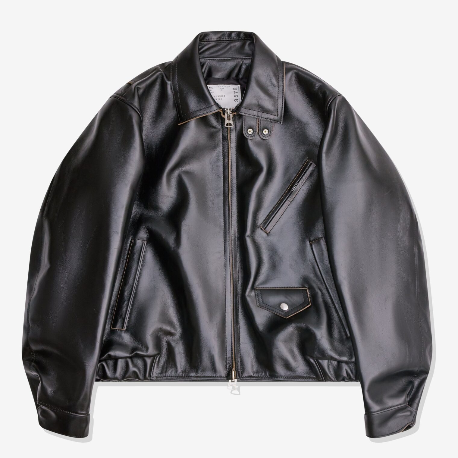 サカイsacai Leather Jacket 25-03578M