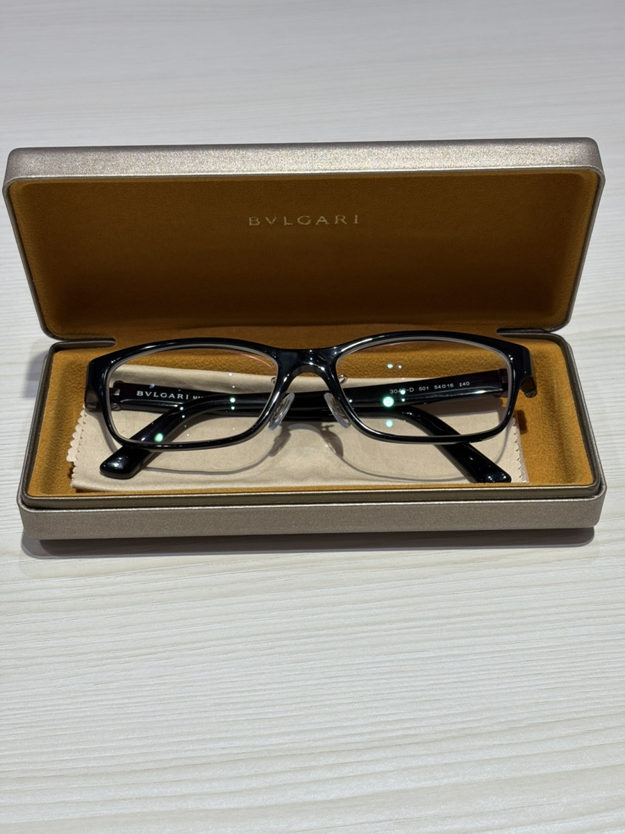 BVLGARI 304-D 501 54□16 140 度入りメガネ買取実績 | 札幌市白石区