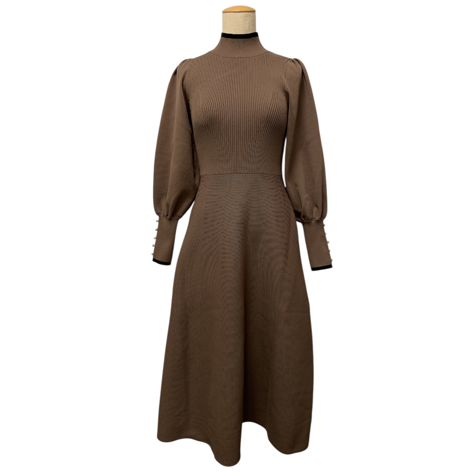 エムズグレイシー 418606 ボタンアクセントニットワンピース買取実績 | さいたま市大宮区