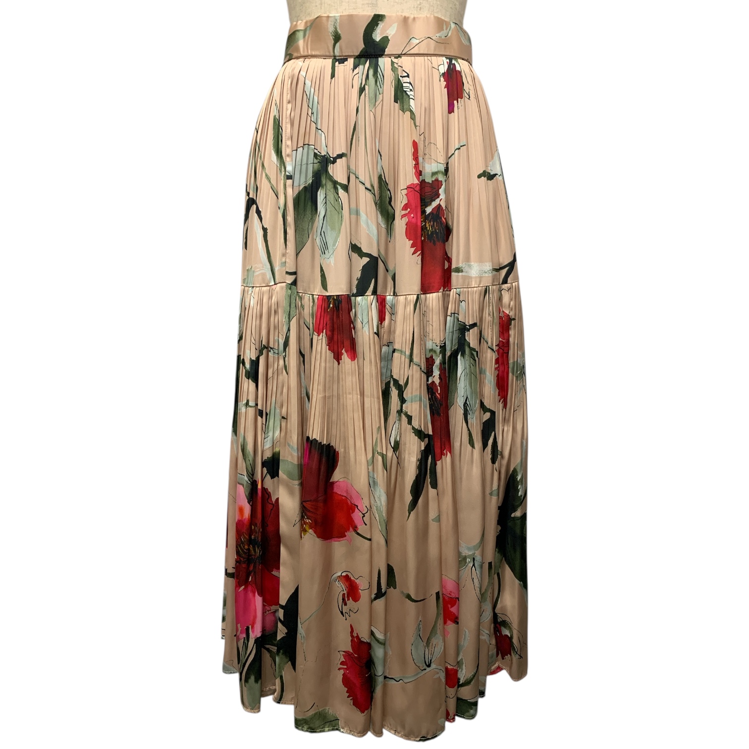 ソブ 0302-181-241A フラワーサテンプリーツスカート 24SS買取実績 | 名古屋市昭和区