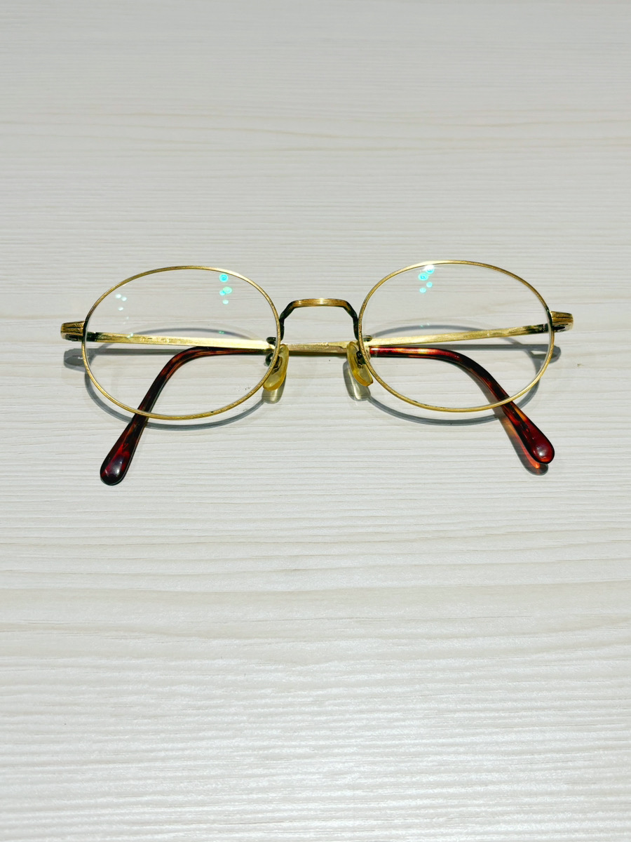 白山眼鏡店 ヴィンテージ 金縁ラウンドメガネ買取実績 | 札幌市厚別区
