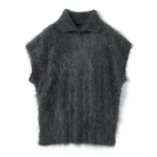 ブラミンクカシミヤファー7Gタートルベスト 7918-299-0103