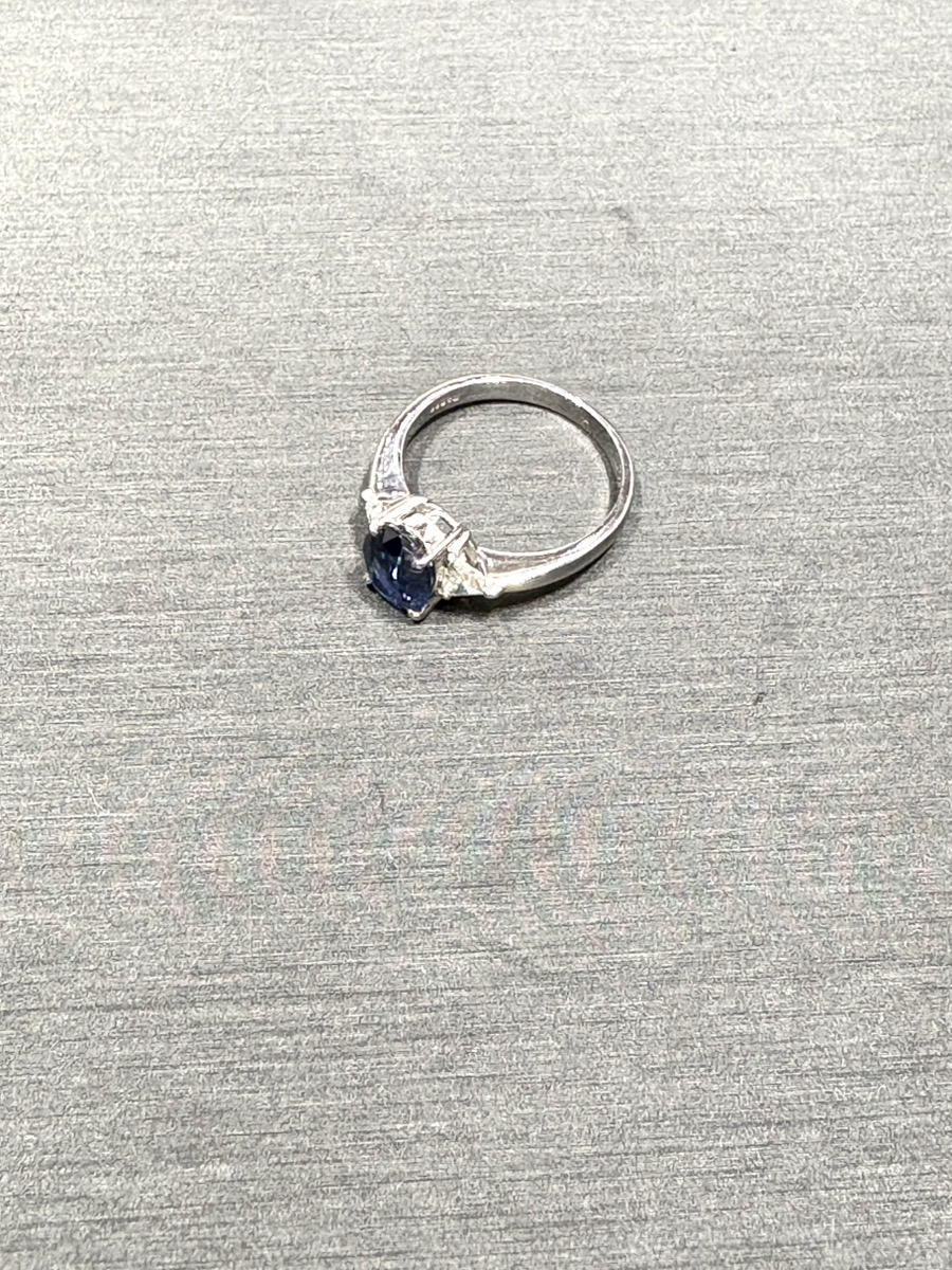 天然サファイア1.56ct Pt900 リング買取実績 | 札幌市厚別区