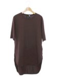 エイトン6952490 カットソー 02 ブラウン SUVINラウンドヘムTシャツの参考買取価格