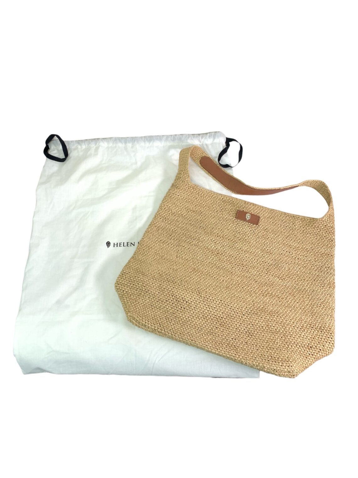ヘレンカミンスキー バッグ ラフィア ワンショルダー ロゴプレート買取実績 | 神奈川県藤沢市
