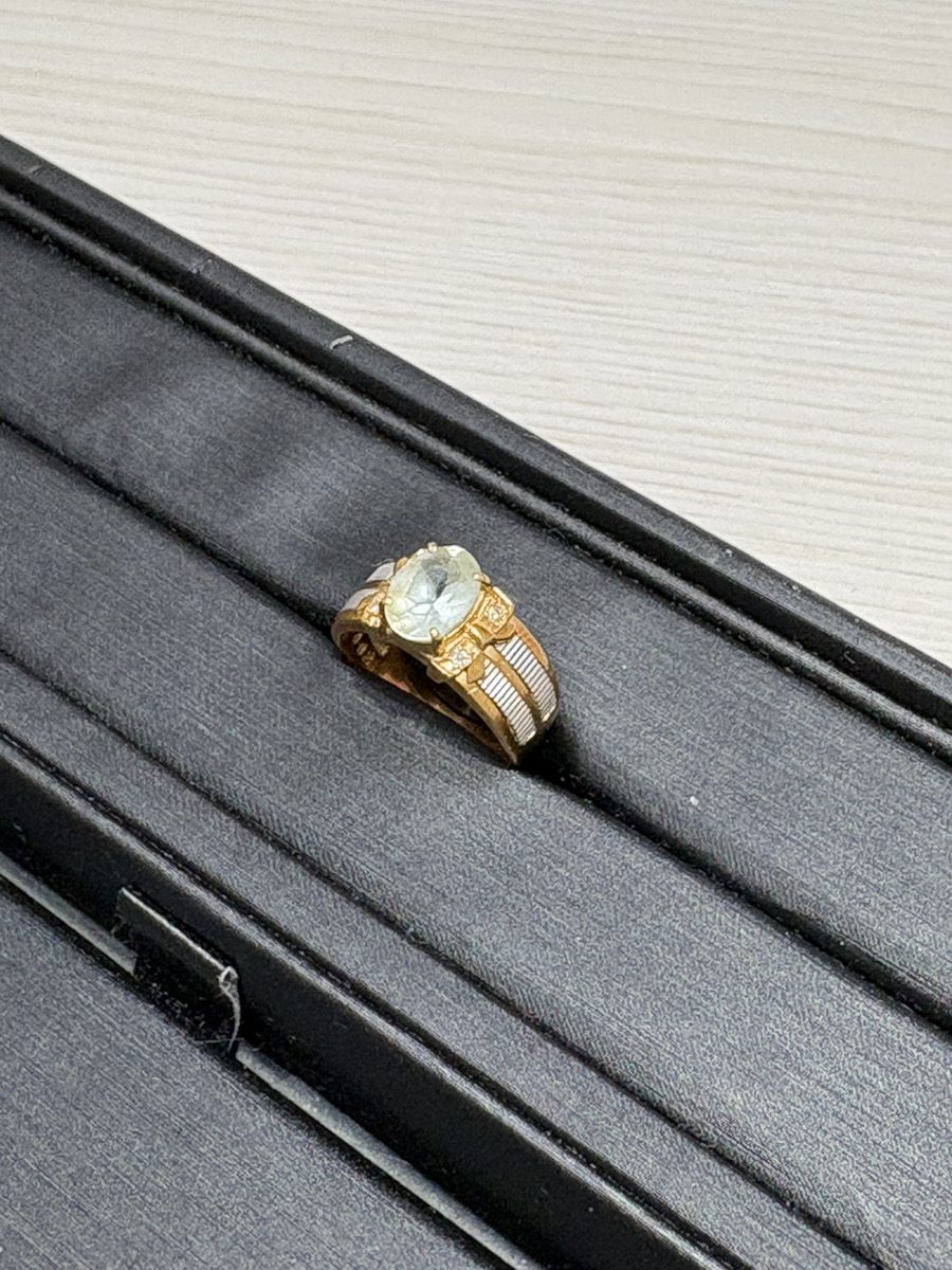 K18 Pt900 コンビリング グリーンアメジスト買取実績 | 北海道岩見沢市