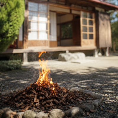 遺品整理で野焼きがNGな理由