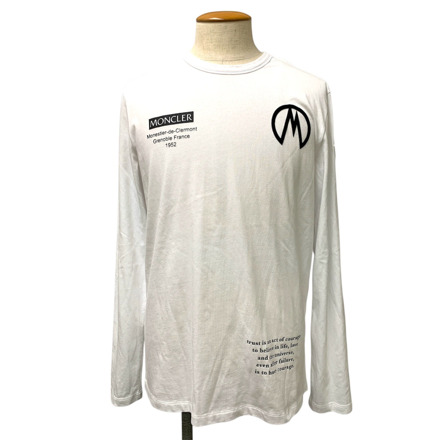 モンクレール MAGLIA T-SHIRT M/LUNGA F20918D70710 8390T シリコンバッチ ロングTシャツ買取実績 | 岡山県瀬戸内市