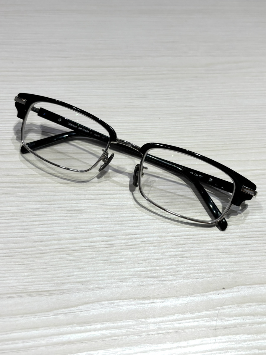 Lunor(ルノア）メガネ CombiⅡ Mod.80 ブラック×シルバー買取実績 | 札幌市清田区