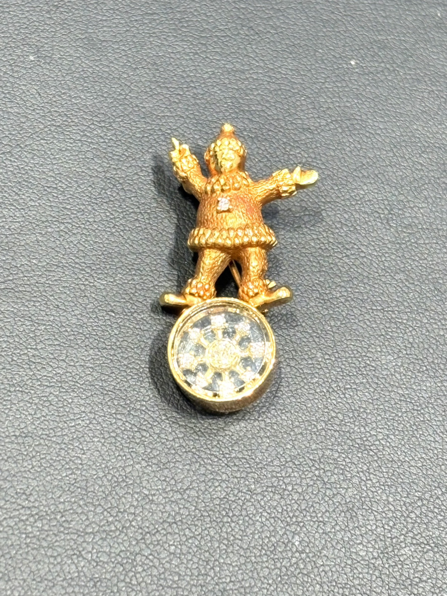 K18(18金） ピエロモチーフ ジュエリーブローチ買取実績 | 札幌市清田区