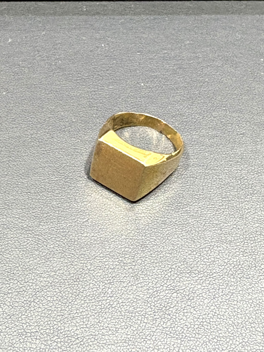K18（18金） スクエア 印台リング買取実績 | 札幌市厚別区
