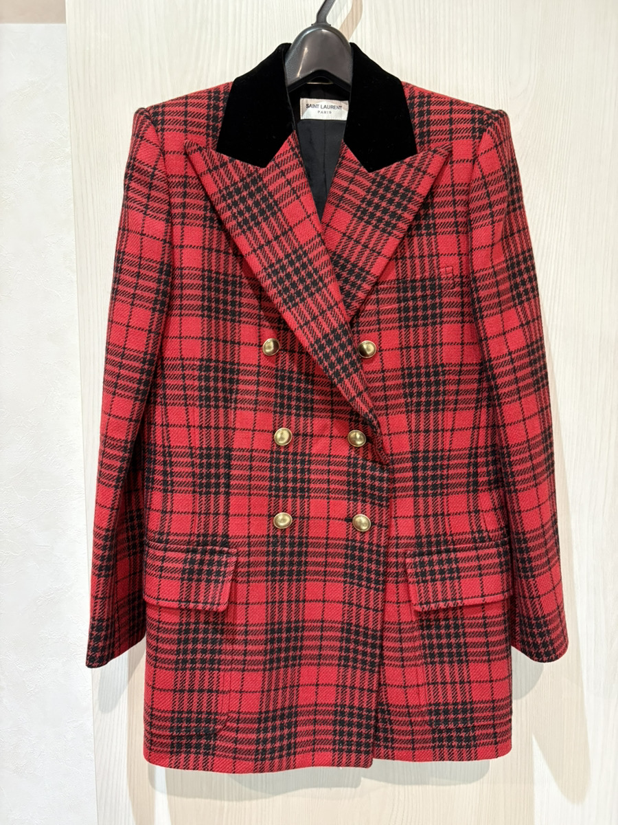 サンローランパリ ダブルブレスト ウールジャケット買取実績 | 札幌市厚別区