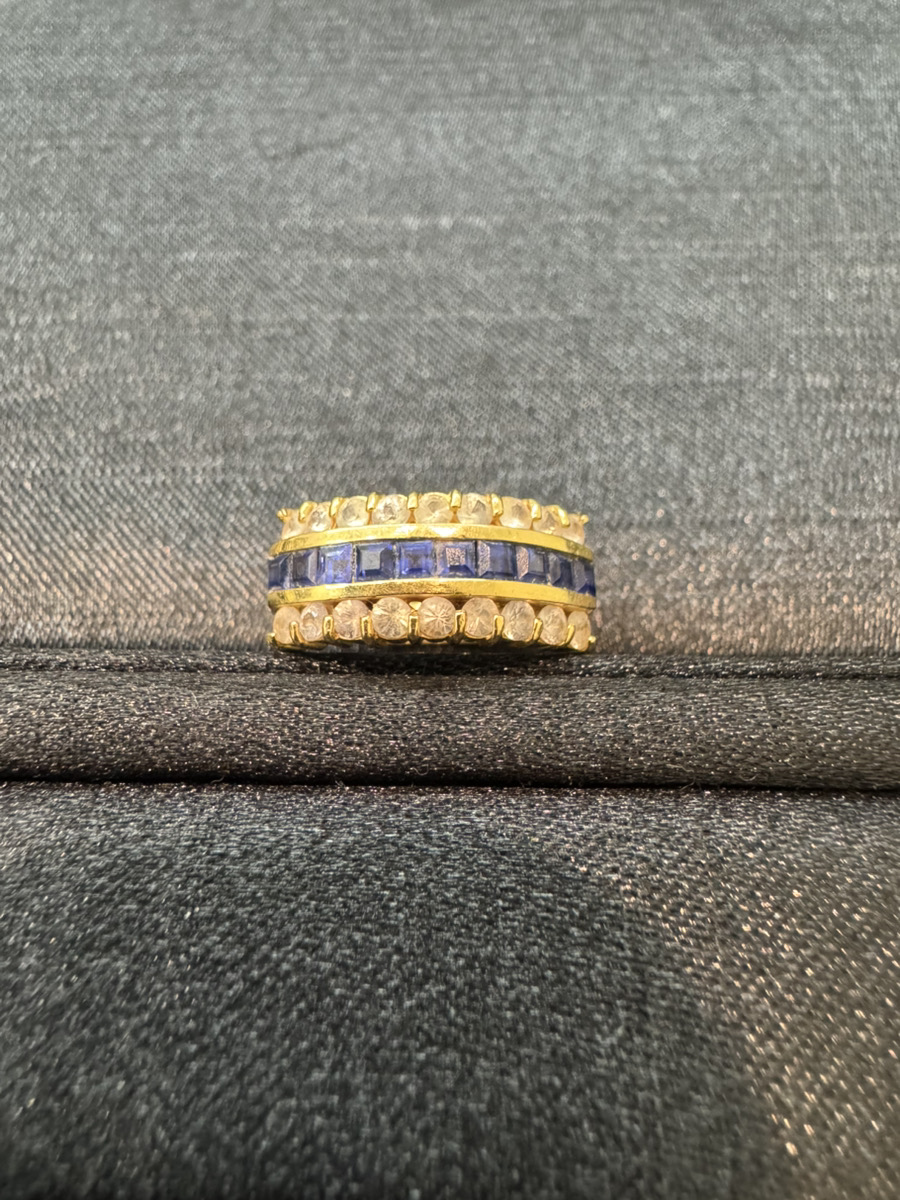K18 18金 リング ダイヤモンド 色石 指輪 ジュエリー 金買取 貴金属買取実績 | 鹿児島県霧島市隼人
