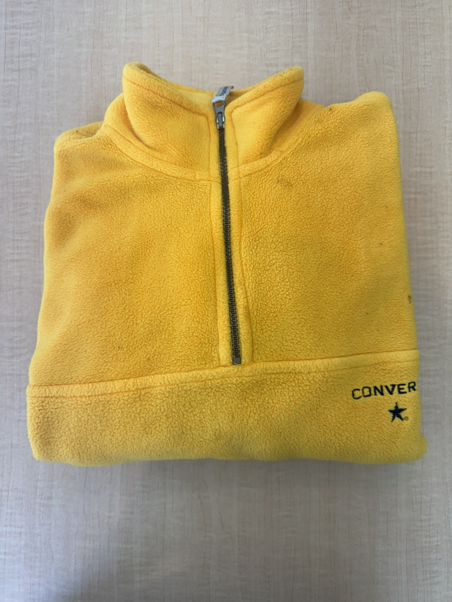 CONVERSE コンバース フリース ハーフジップ イエロー トップス 洋服 衣類買取実績 | 鹿児島県霧島市