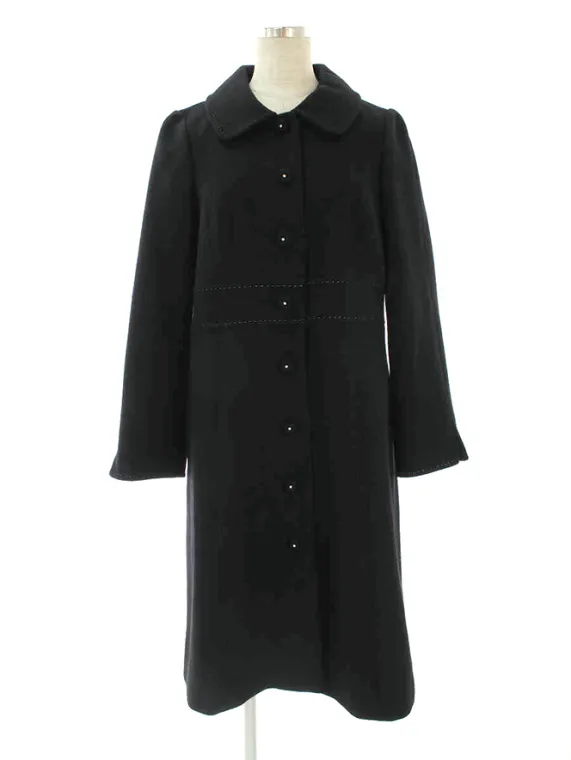 エムズグレイシー コート Lady Like Coat 819518 2018年ブラック買取参考価格 | 長崎県長崎市