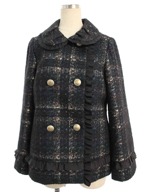 エムズグレイシー コート Needle-punch Check Coat 819529 2018年マルチ買取参考価格 | 埼玉県ふじみ野市