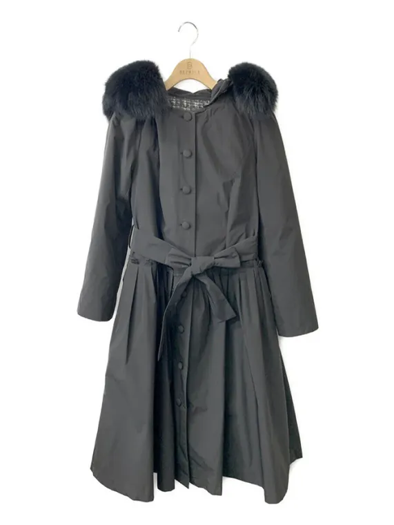 エムズグレイシー コート Fit & Flare Taffeta Coat 819511 2018年ブラック買取参考価格 | 東京都調布市