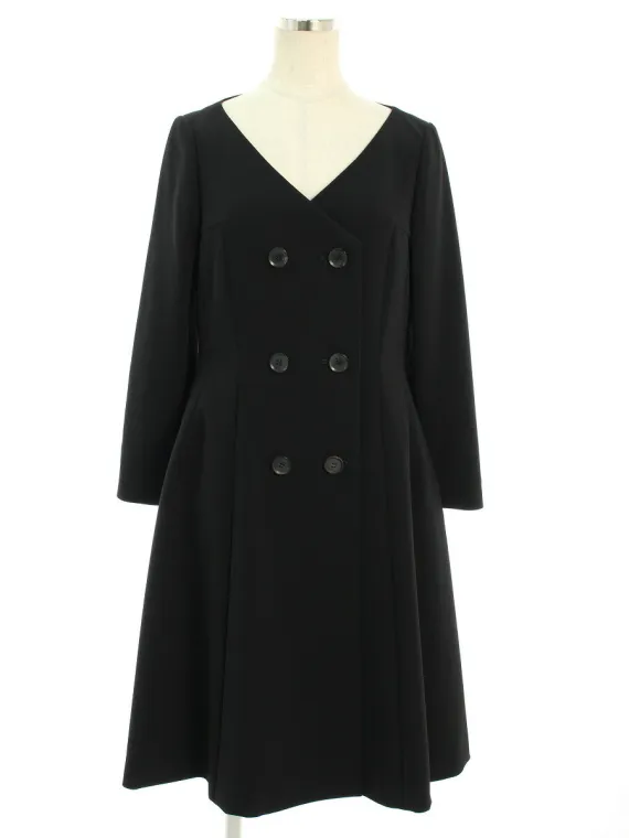 フォクシーニューヨーク collection コート 37560 ノーカラー 2017年 ブラック買取参考価格 | 兵庫県宝塚市