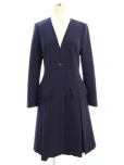 フォクシーニューヨーク collectionコート 36077 Front Pleated Fitted Jacket 2018年 ネイビーの参考買取価格