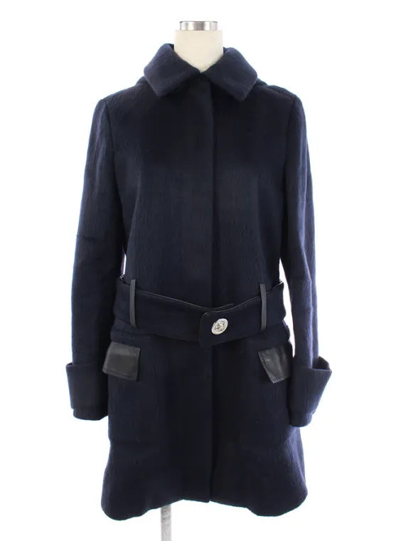 フォクシーニューヨーク collection コート 34617 Bonded Mohair Duffle Coat 2015年 ネイビー買取参考価格 | 堺市中区