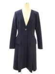 フォクシーニューヨーク collectionコート 36077 Front Pleated Fitted Jacket 2018年 ネイビーの参考買取価格