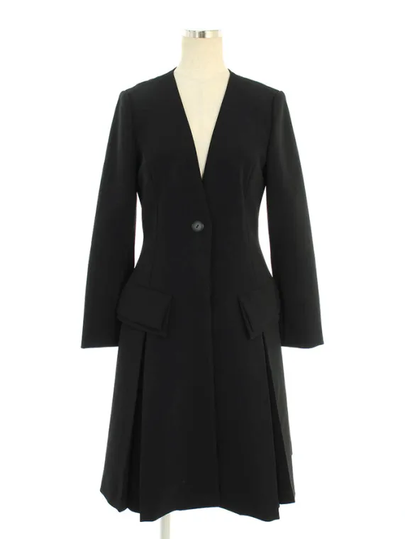 フォクシーニューヨーク collection コート 36077 Front Pleated Fitted Jacket 2018年 ブラック買取参考価格 | 大阪市東住吉区