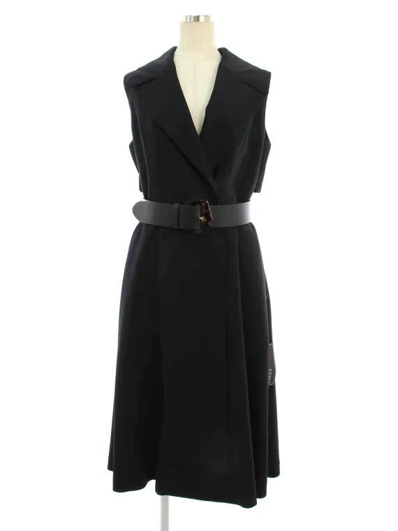 フォクシーブティック コート 39906 Trench Dress Coat 2019年 ブラックブラック買取参考価格 | 大阪府豊中市