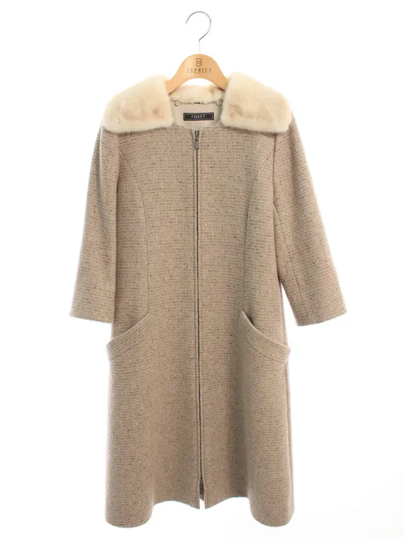 フォクシーブティック コート 36159 Dress Marron Tweed 2016年 ベージュ買取参考価格 | 北九州市八幡西区
