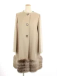 フォクシーブティックコート Coat JEWEL NOIR 38280 2017年 ベージュの参考買取価格
