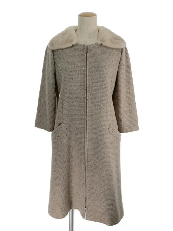 フォクシーブティック コート Dress Marron Tweed 36159 2016年 ベージュ買取参考価格 | 三重県桑名市