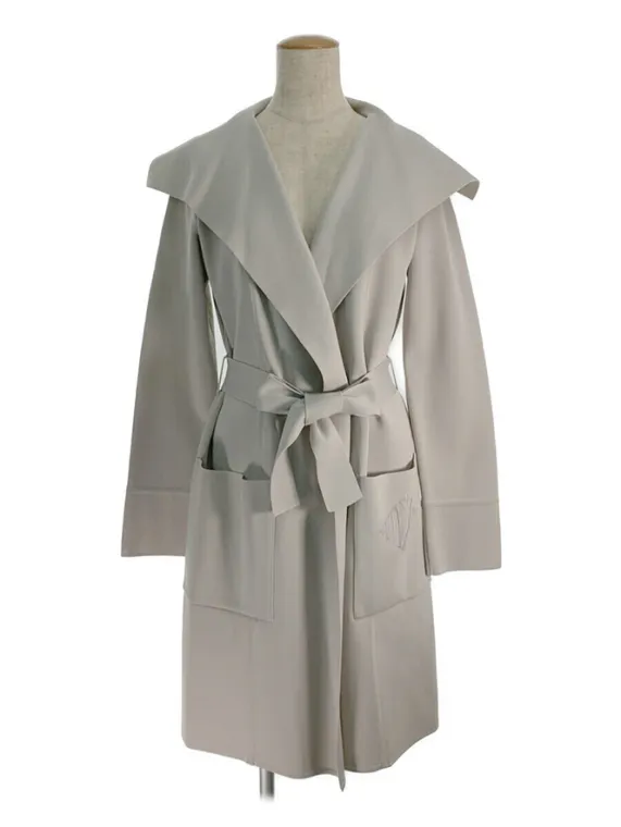 フォクシーブティック コート Knit Coat Morning Mist 40751 2020年 アイスグレー グレージュ買取参考価格 | 三重県桑名市