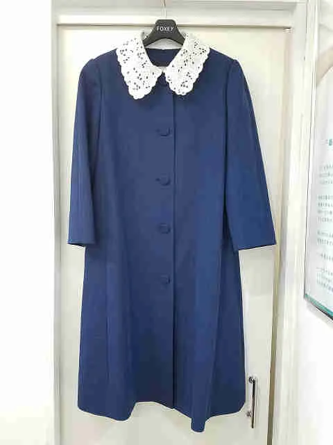 フォクシーブティック コート 2019年 39453 Coat Selena レース衿付き ブルー買取参考価格 | 大阪府吹田市