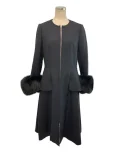 フォクシーブティックコート Coat GRACE NOIR フォックスファー 37601 2018年 ブラックの参考買取価格